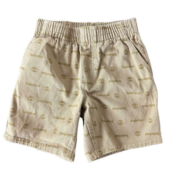 Timberland Brown Print Shorts Boys 3T - Picture 1 of 4